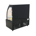 luxury usa square refrigerated hot selling cake showcase with led lighting